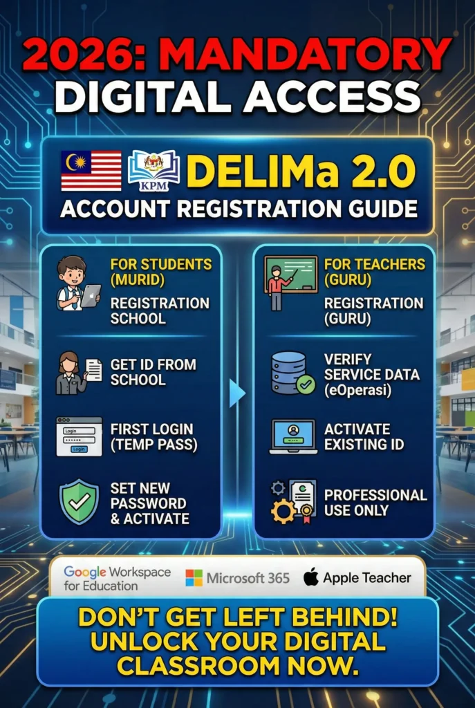 FUNGSI TERAS DELIMa 2.0 KPM BERDASARKAN KEMAS KINI TERKINI 2026