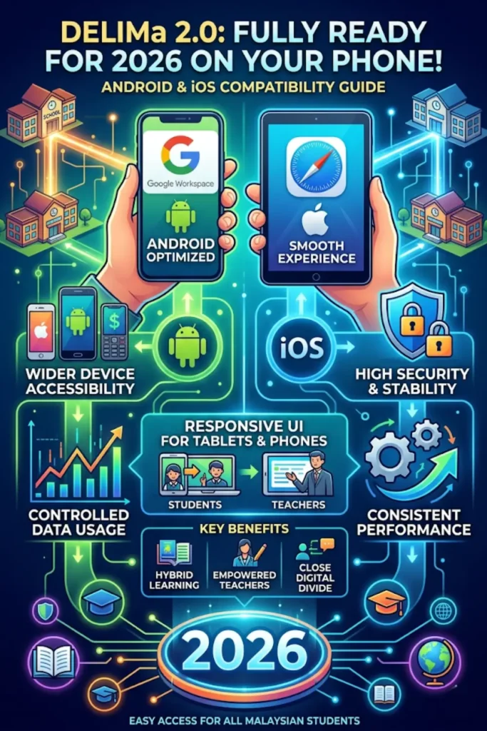 Keserasian DELIMa 2.0 Boleh Digunakan di Android dan iOS 2026